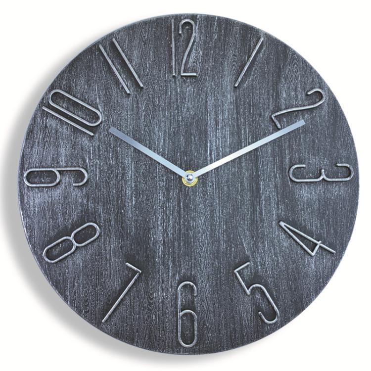12 Inch Frameless Minimalist Wall Clock Silent Modern Quartz Clock for Living Room, Bedroom, Kitchen, Color: Retro Silver - free shipping - PMC TechLife - Order now!