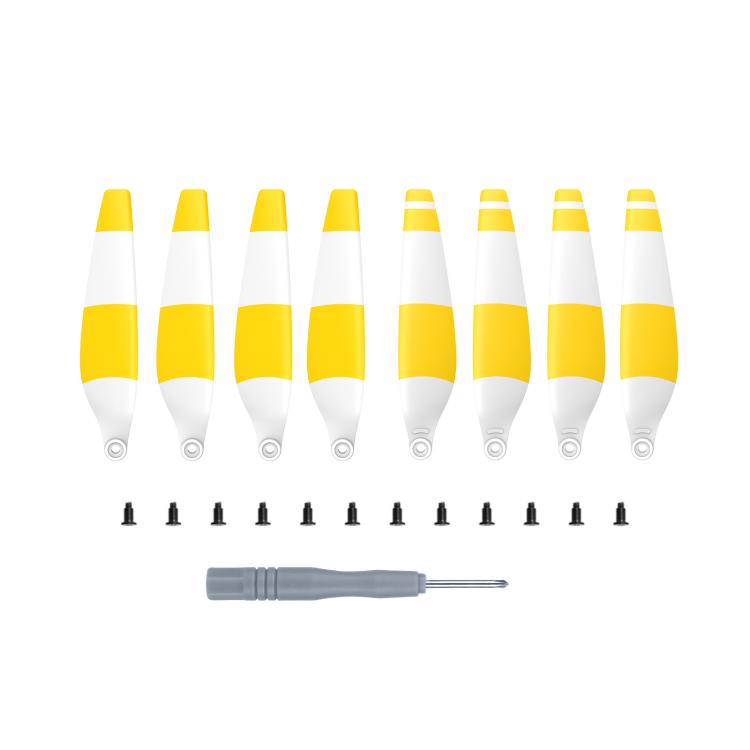 For DJI Mini 3 Drone 8pcs /Set 6030F Propeller Blades Low Noise Wings With Screwdrivers, Color: Yellow - free shipping - PMc TechLife - Order now!