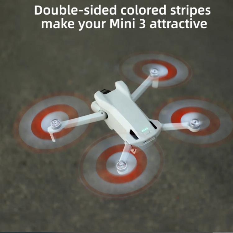 For DJI Mini 3 Drone 8pcs /Set 6030F Propeller Blades Low Noise Wings With Screwdrivers, Color: Red - free shipping - PMc TechLife - Order now!