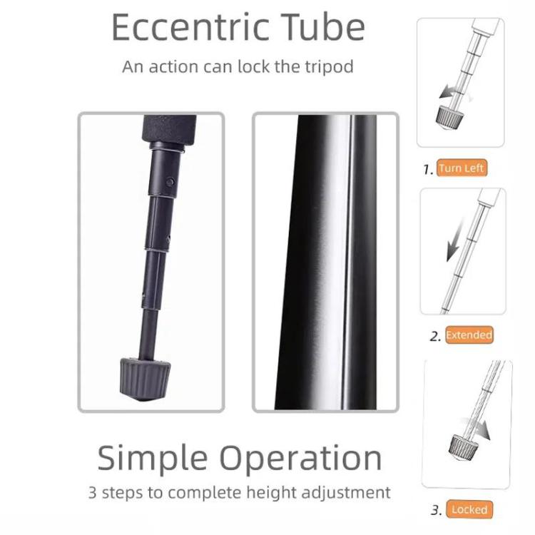 XILETU FM5C-MINI Adjustable 16.5-51cm Aluminum Tripod with 26mm Ball Head 6kg Load Capacity for 360-degree Panoramic Shooting - free shipping - PMC TechLife - Order now!