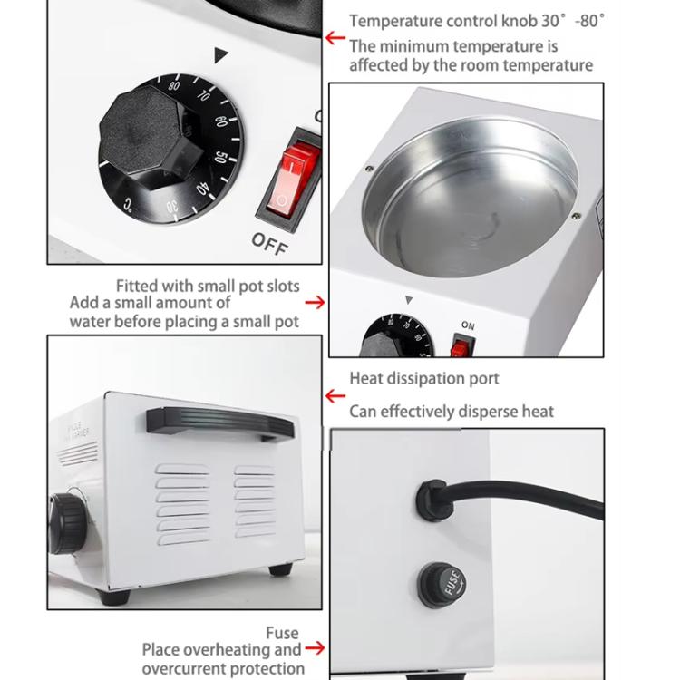 Dessert Making Double Cylinder Chocolate Hot Melt Machine EU Plug - free shipping - PMC TechLife - Order now!