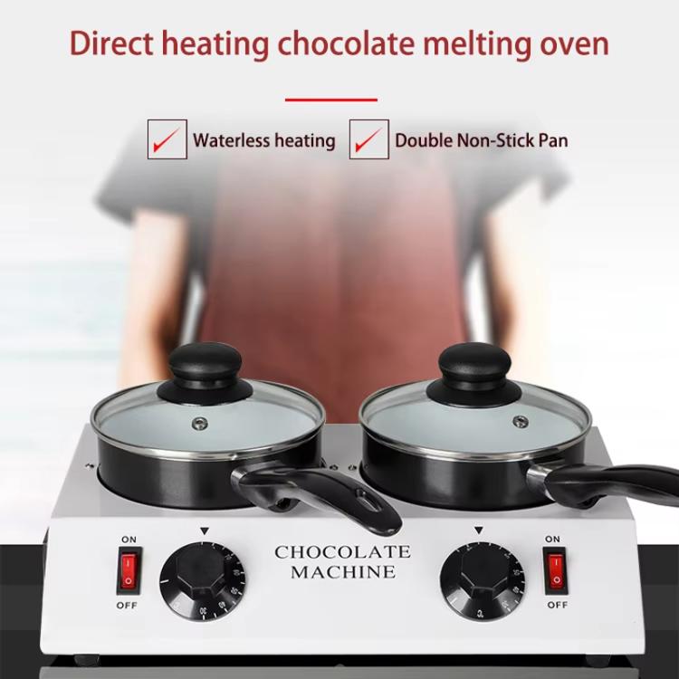 Dessert Making Double Cylinder Chocolate Hot Melt Machine EU Plug - free shipping - PMC TechLife - Order now!