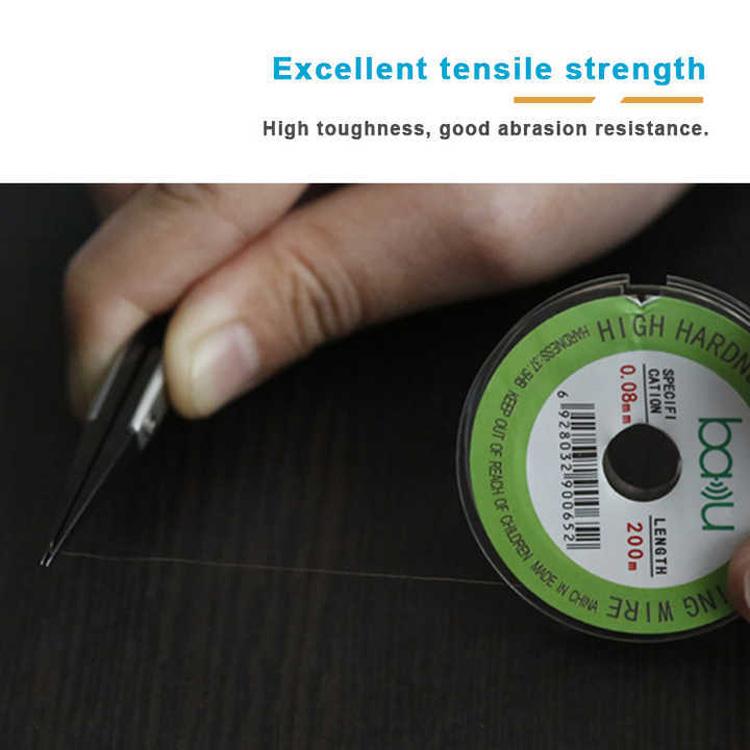 BAKU 0.03mm 200m/329ft Carbon Steel Screen Separator Cutting Wire for Smartphone & Tablet LCD Screen Repair - free shipping - PMC TechLife - Order now!