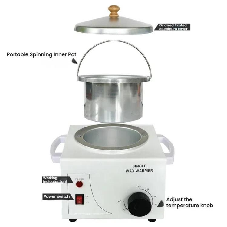 Single Pot Chocolate Melt Machine Temperature Control Hand Wax Machine Hand Heat Stirring Tool(EU Plug) - free shipping - PMC TechLife - Order now!