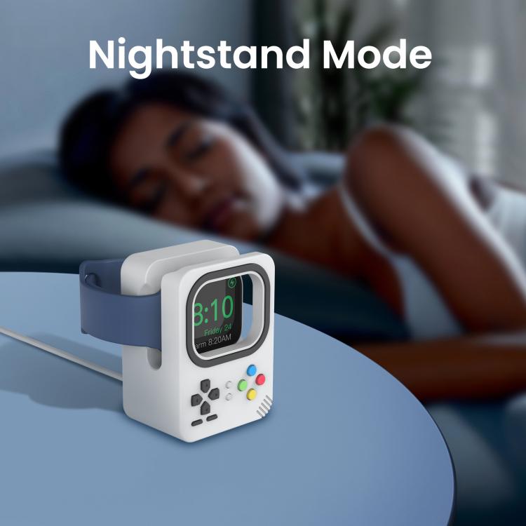 For Apple Watch AhaStyle DD05 Silicone Mini Charging Stand, Without Charger(Blue) - Charger / Holder by AhaStyle | Online Shopping South Africa | PMC TechLife | Buy Now Pay Later Mobicred