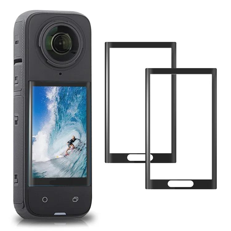 For Insta360 X5 / X4 2sets Sunnylife Curved Tempered Film HD Anti-Explosion Anti-Drop Scratch Protective Film - free shipping - PMC TechLife - Order now!
