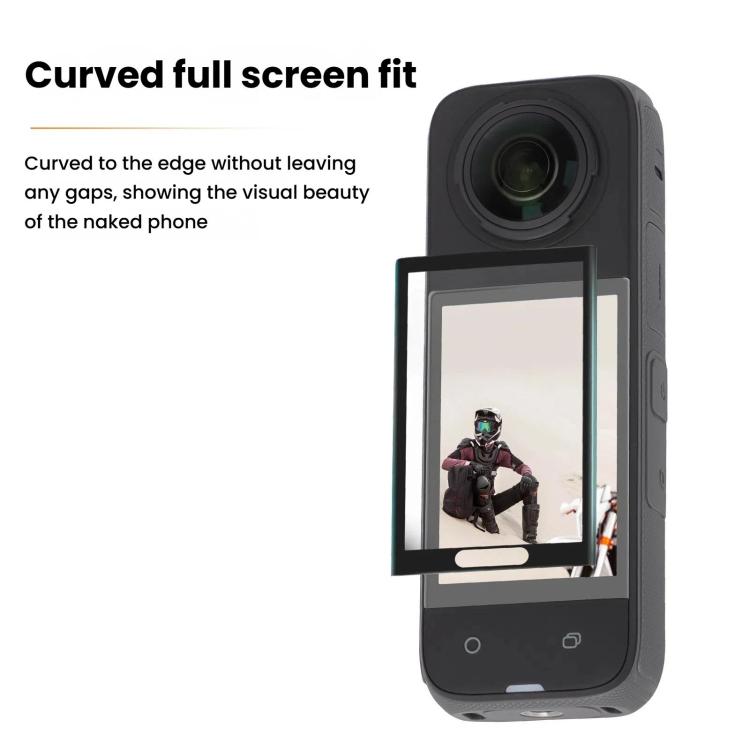 For Insta360 X5 / X4 2sets Sunnylife Curved Tempered Film HD Anti-Explosion Anti-Drop Scratch Protective Film - free shipping - PMC TechLife - Order now!
