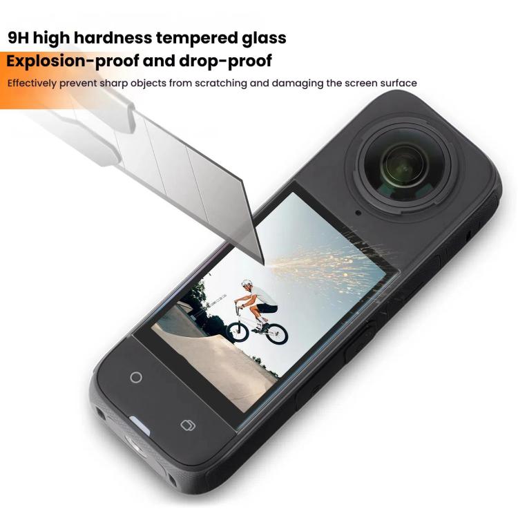 For Insta360 X5 / X4 Sunnylife Curved Tempered Film HD Anti-Explosion Anti-Drop Scratch Protective Film - free shipping - PMC TechLife - Order now!