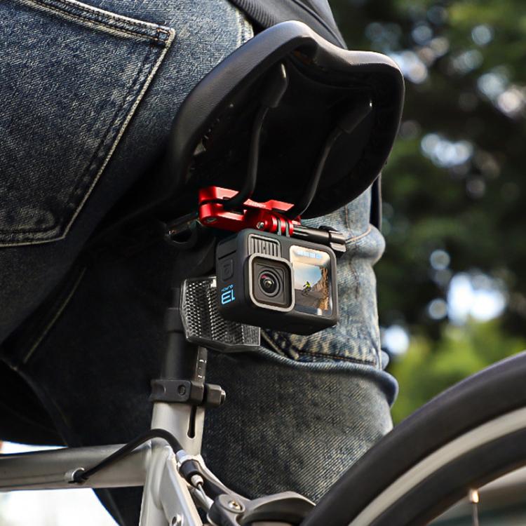 Sunnylife ZJ942 Sports Camera Bike Seat Mount Cycling Bracket(Red) - free shipping - PMC TechLife - Order now!
