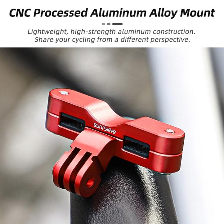 Sunnylife ZJ942 Sports Camera Bike Seat Mount Cycling Bracket(Red) - free shipping - PMC TechLife - Order now!