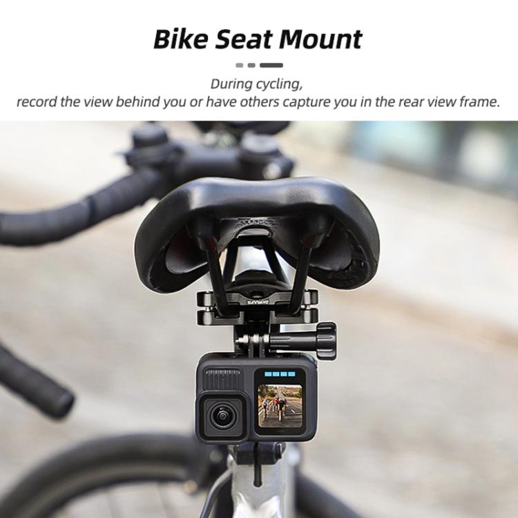 Sunnylife ZJ942 Sports Camera Bike Seat Mount Cycling Bracket(Red) - free shipping - PMC TechLife - Order now!