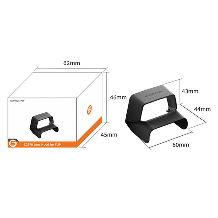 For DJI Flip Sunnylife FP-ZG970 Lens Anti-Glare Hood(Black) - free shipping - PMC TechLife - Order now!