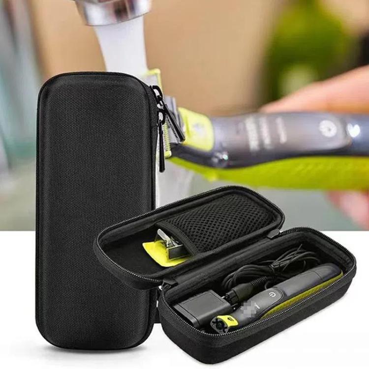 For Philips OneBlade Shaver EVA Storage Bag Shockproof Travel Case(Black) - free shipping - PMC TechLife - Order now!