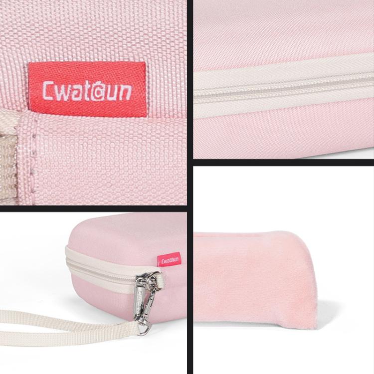 Cwatcun D204 Small Convenient Microslice Storage Bag Compact Digital Camera Waterproof Hard Case(Pink) - free shipping - PMC TechLife - Order now!