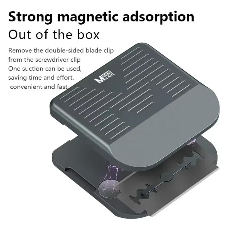MaAnt MY-116 Magnetic Double-sided Blade Fixed Fixture Cell Phone Repair Removal Screen Shoveling Degumming Knife(Without Blade) - free shipping - PMC TechLife - Order now!