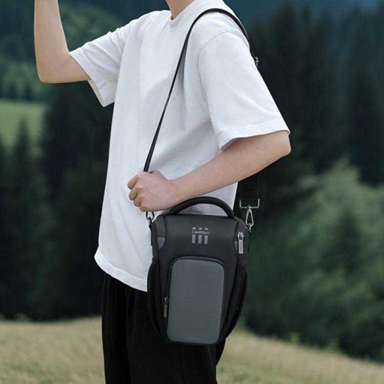 Cwatcun D1 Large Lightweight Portable Leather Film Material Camera Crossbody Bag - free shipping - PMC TechLife - Order now!