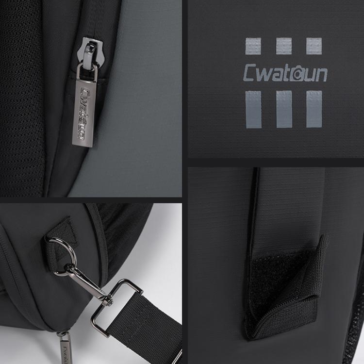 Cwatcun D1 Large Lightweight Portable Leather Film Material Camera Crossbody Bag - free shipping - PMC TechLife - Order now!