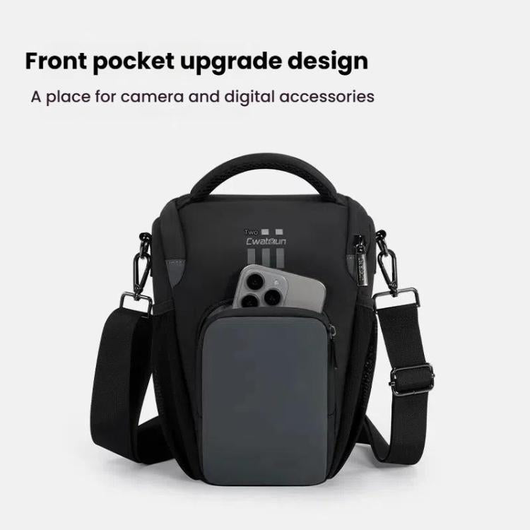Cwatcun D1 Small Lightweight Portable Leather Film Material Camera Crossbody Bag - free shipping - PMC TechLife - Order now!