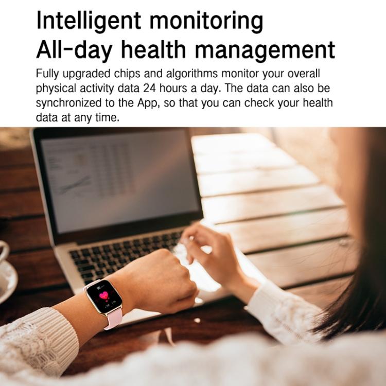 Blood Oxygen / Sleep / Heart Rate Health Monitoring Smart Watch Square Sports Double Strap Watch(Black Steel+Silicone Black) - free shipping - PMC TechLife - Order now!