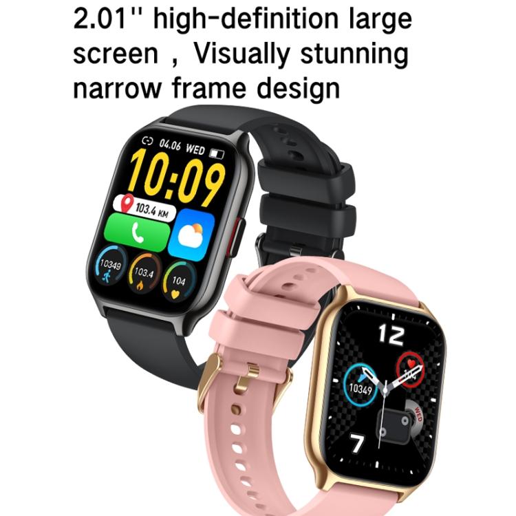 Blood Oxygen / Sleep / Heart Rate Health Monitoring Smart Watch Square Sports Double Strap Watch(Black Steel+Silicone Black) - free shipping - PMC TechLife - Order now!