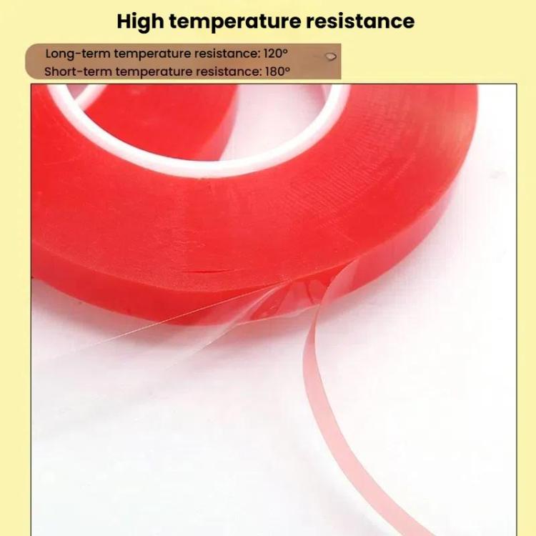 5rolls 0.2mm Thick Acrylic Polyester PET Double Sided Adhesive Tape, 10m/roll, Width: 20mm - free shipping - PMC TechLife - Order now!