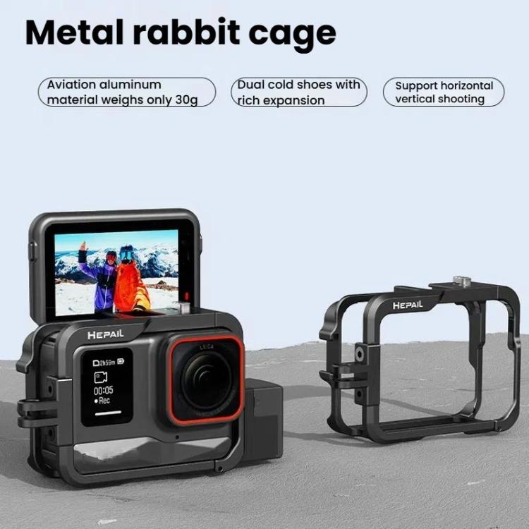 For Insta360 Ace HEPAIL AC-25 Metal Rabbit Cage Camera Frame Accessories - free shipping - PMC TechLife - Order now!