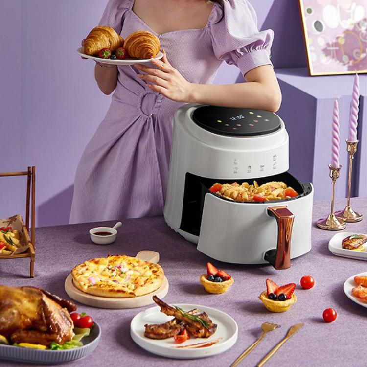 8L Air Fryer Household Multi-Function Large Capacity Oil-Free Electric Fryer, Color: White US Plug - free shipping - PMC TechLife - Order now!