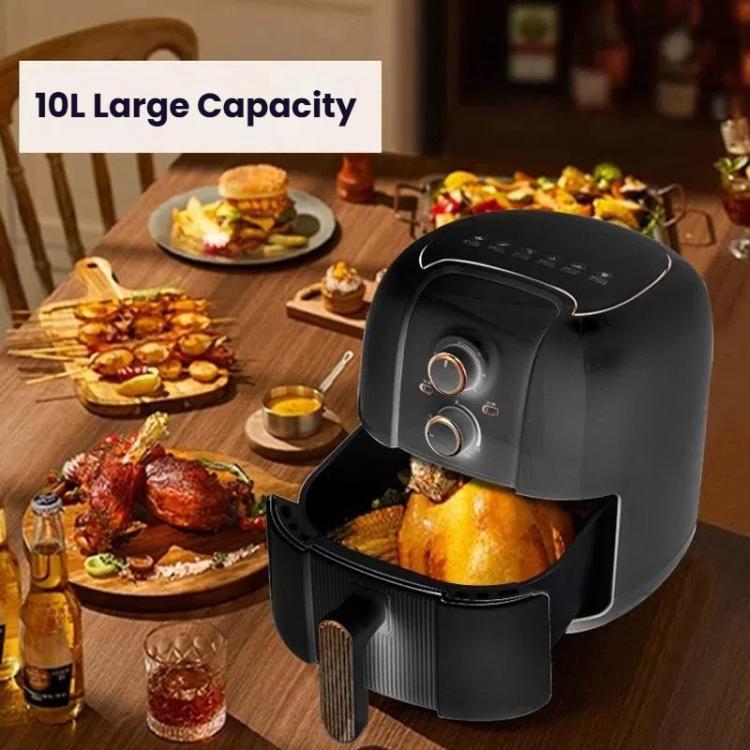 10L Large Capacity Air Fryer Multifunctional Electric Fryer French Fry Maker, EU Plug, Style: Touch-control Visible - free shipping - PMC TechLife - Order now!
