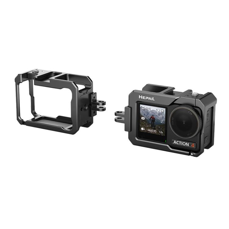 For DJL Action 4 / 3 HEPAIL C-AC4 Metal Rabbit Cage Anti-fall Heat Dissipation Protection Frame - free shipping - PMC TechLife - Order now!