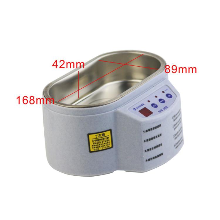 SUNSHINE 968 Mini Jewellery Glasses Cleaner Ultrasonic Cleaner EU Plug - free shipping - PMC TechLife - Order now!