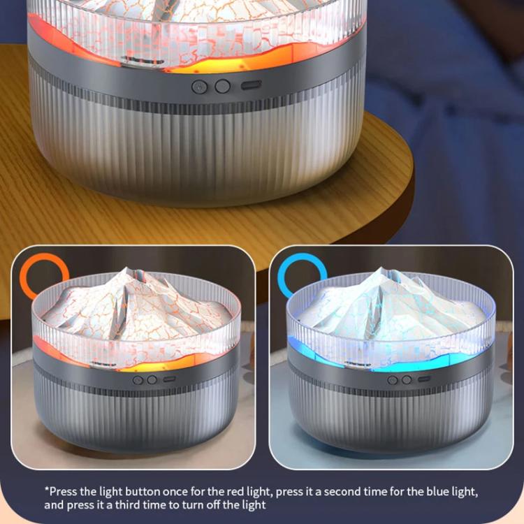 2L Volcanic Essential Oil Diffuser Humidifier Large Capacity Aromatherapy Mist Diffuser Top-Fill Water Tank(White) - free shipping - PMC TechLife - Order now!