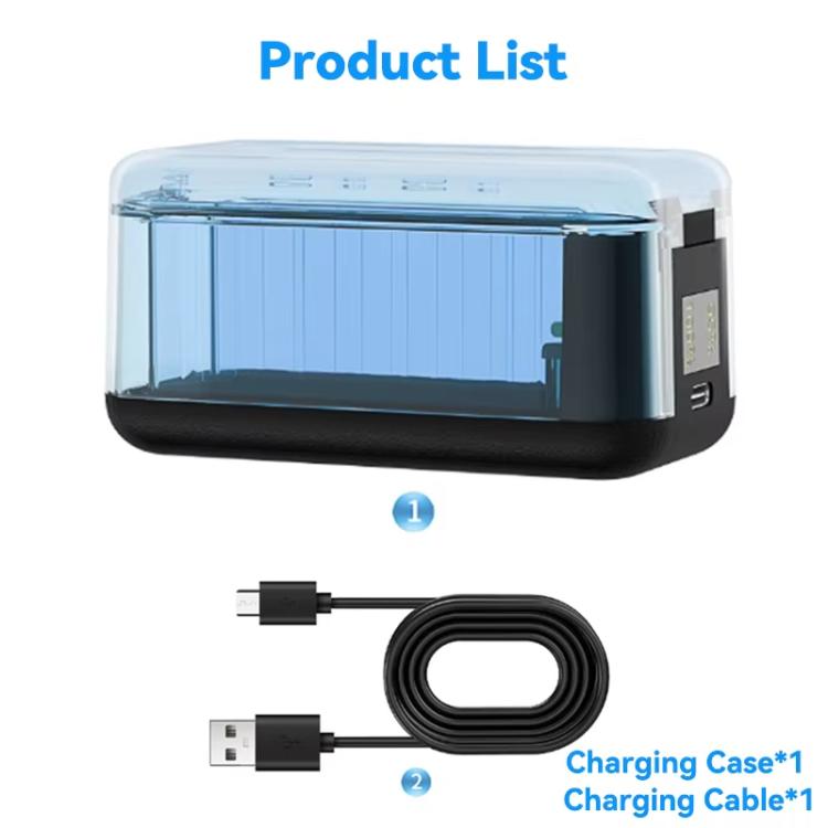 For Insta360 X5 Fast Charger With Digital Display & Dual Charging Case Battery Storage Box(Black) - free shipping - PMC TechLife - Order now!