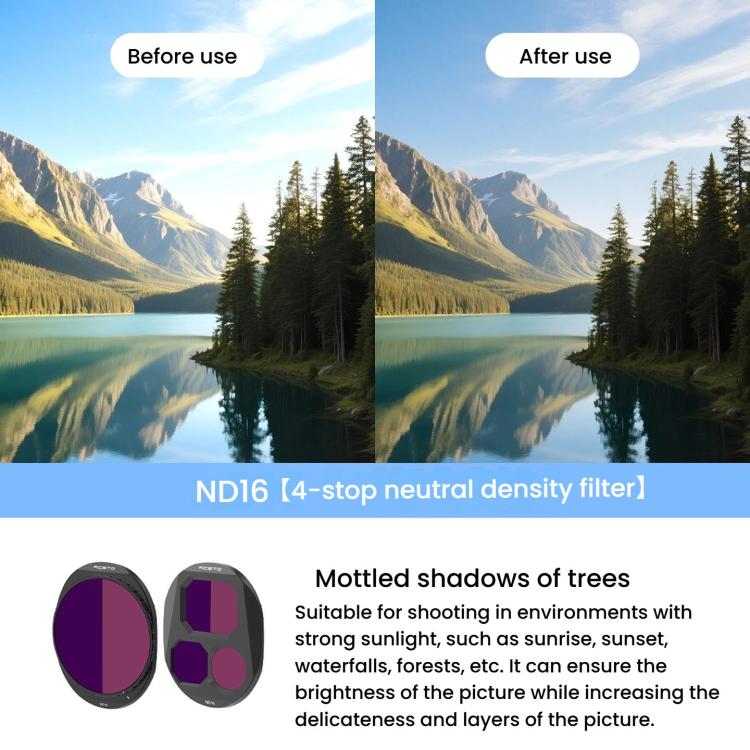 For DJI Mavic 4 Pro RCSTQ Lens Filter, Style: ND32 - free shipping - PMC TechLife - Order now!