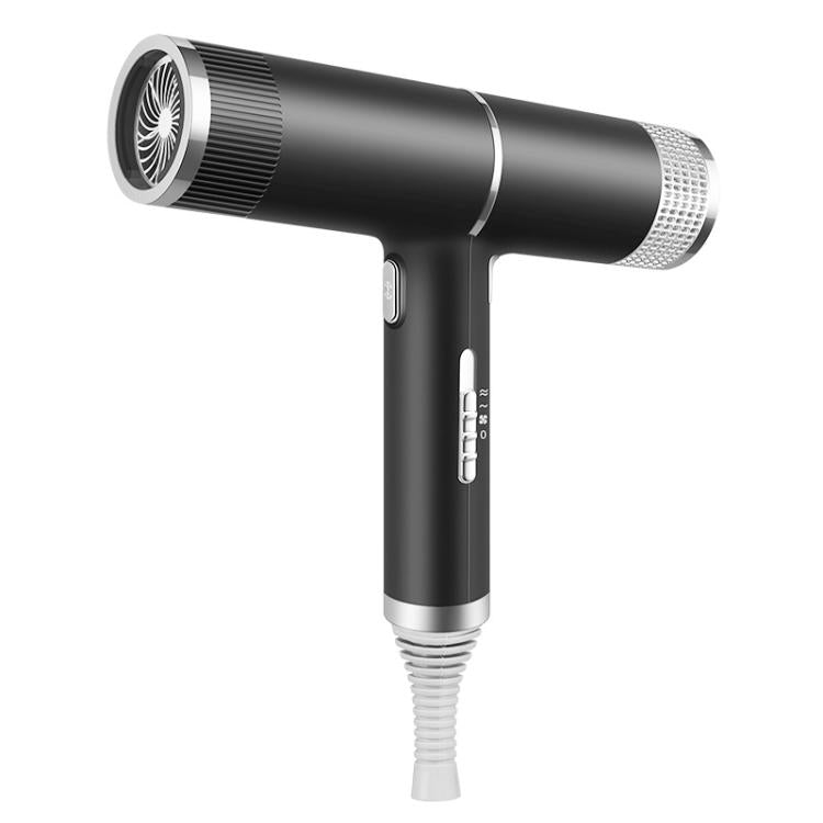 T-Shaped Hair Dryer with Smart Inverter Technology High-Power Blow Dryer for Home & Salon Use EU Plug(Black) - free shipping - PMC TechLife - Order now!