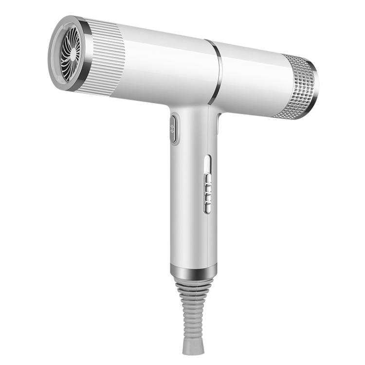 T-Shaped Hair Dryer with Smart Inverter Technology High-Power Blow Dryer for Home & Salon Use US Plug(White) - free shipping - PMC TechLife - Order now!