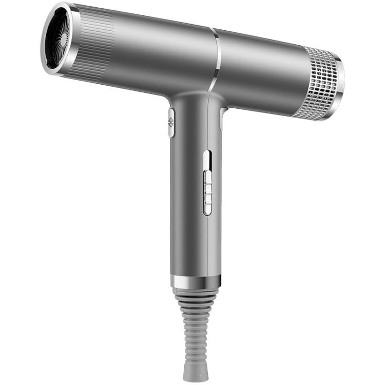 T-Shaped Hair Dryer with Smart Inverter Technology High-Power Blow Dryer for Home & Salon Use US Plug(Gray) - free shipping - PMC TechLife - Order now!