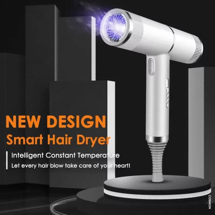 T-Shaped Hair Dryer with Smart Inverter Technology High-Power Blow Dryer for Home & Salon Use US Plug(Gray) - free shipping - PMC TechLife - Order now!