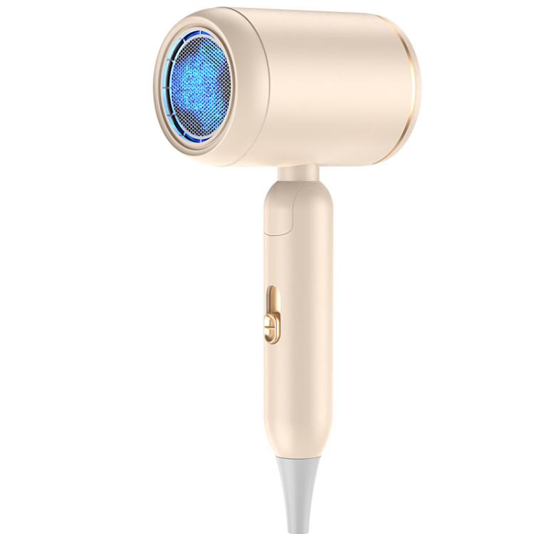 800-1200W High-Speed Hair Dryer with Blue Light Care Foldable & Portable for Travel UK Plug(Khaki) - free shipping - PMC TechLife - Order now!