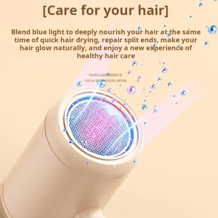800-1200W High-Speed Hair Dryer with Blue Light Care Foldable & Portable for Travel EU Plug(Pink) - free shipping - PMC TechLife - Order now!