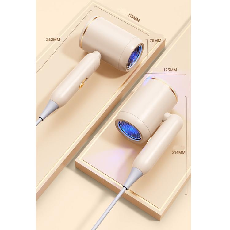 800-1200W High-Speed Hair Dryer with Blue Light Care Foldable & Portable for Travel EU Plug(Pink) - free shipping - PMC TechLife - Order now!