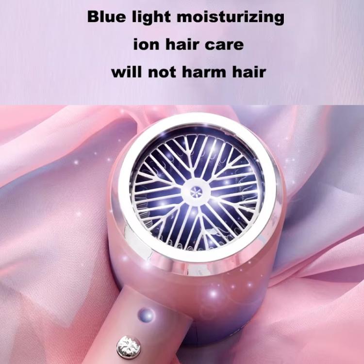 High-Speed Hair Dryer Salon & Home Blow Dryer with Blue Light Ionic Technology US Plug(Gradient Purple) - free shipping - PMC TechLife - Order now!