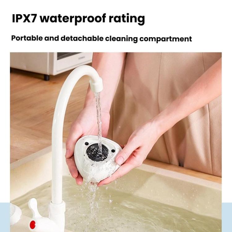 Portable Sterilization Pesticide Residue Removal Fruit Vegetable Cleaning Machine, Size: English(White) - free shipping - PMC TechLife - Order now!