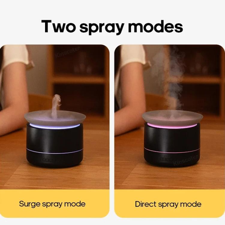 200ml Sea of Clouds Aroma Diffuser Essential Oil Humidifier with 7-Color Mood Lights USB-Powered, Color: Black - free shipping - PMC TechLife - Order now!