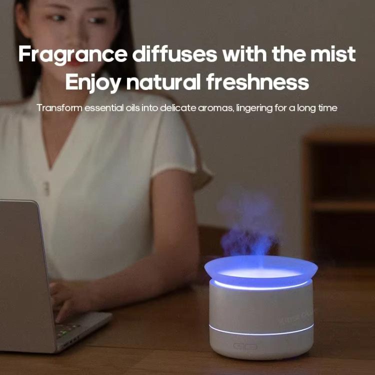 200ml Sea of Clouds Aroma Diffuser Essential Oil Humidifier with 7-Color Mood Lights USB-Powered, Color: Lava Black - free shipping - PMC TechLife - Order now!