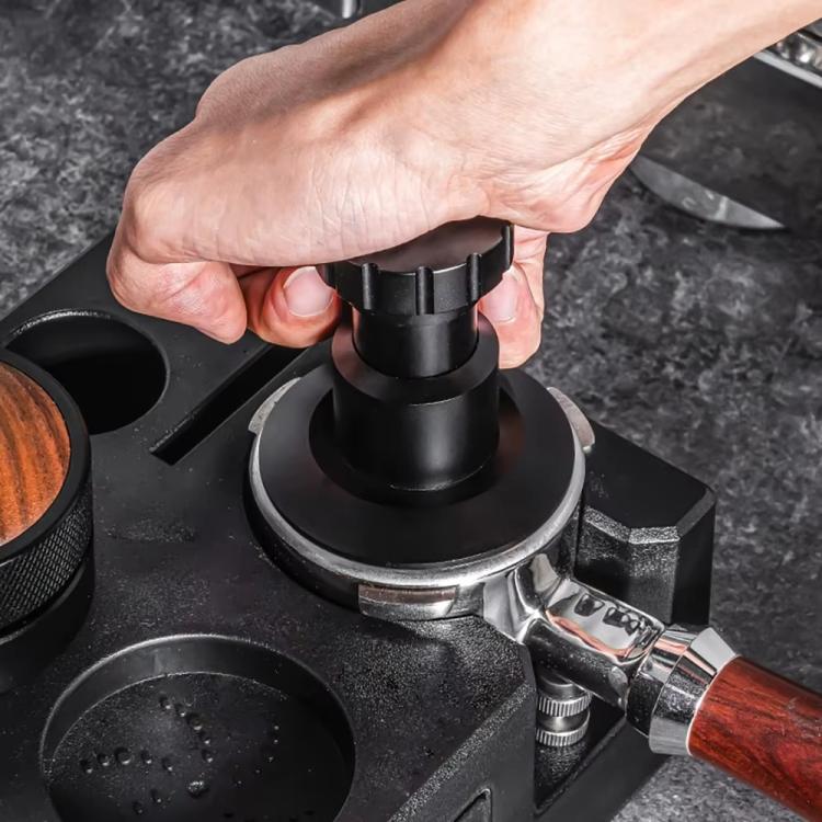 53mm Adjustable Impact Coffee Tamper with Threaded Base Spring-Loaded Espresso Tamper Tool - free shipping - PMC TechLife - Order now!