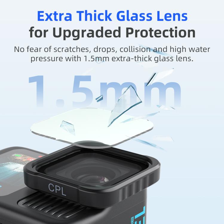 aMagisn AP26 Filter For GoPro HERO13 Black / 12 Black / 11 Black / 10 Black / 9 Black / 11Mini Black, Spec: UV - free shipping - PMC TechLife - Order now!