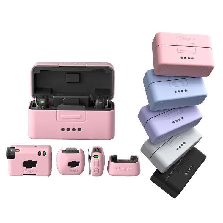 For DJI Mic Mini aMagisn MP01 Silicone Protective Case, Color: 3 In 1 Gray - free shipping - PMC TechLife - Order now!