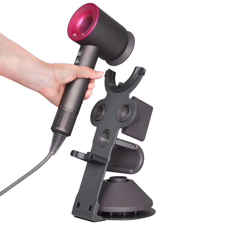 For Dyson Supersonic Hair Dryer Desktop Holder Metal Stand with Cable Organizer(Black) - free shipping - PMC TechLife - Order now!