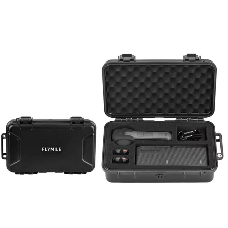 For Insta360 X5 Camera Flymile Portable Protective Hard Case Waterproof Shockproof Travel Carrying Storage Box(Black) - free shipping - PMC TechLife - Order now!