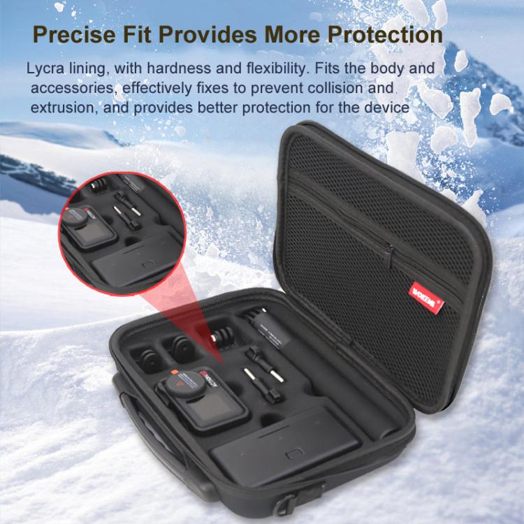 Carrying Case For DJI Action 5 Pro /Action 4 / Action 3 All-in-One Kit Durable Shoulder & Hand Carry Bag(Gray) - free shipping - PMC TechLife - Order now!